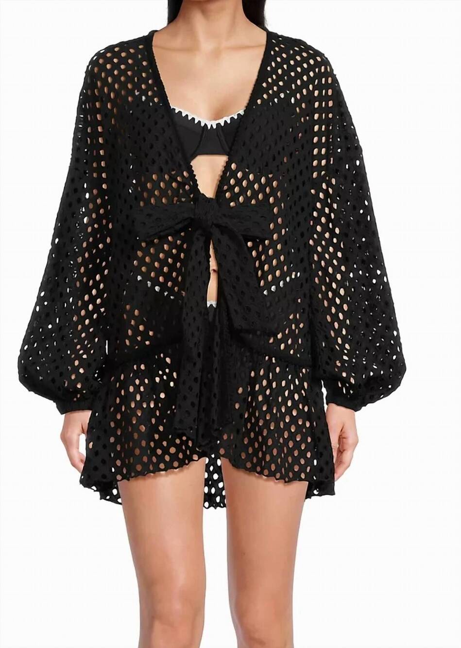 NEW RAMY BROOK caya cover up dress in black